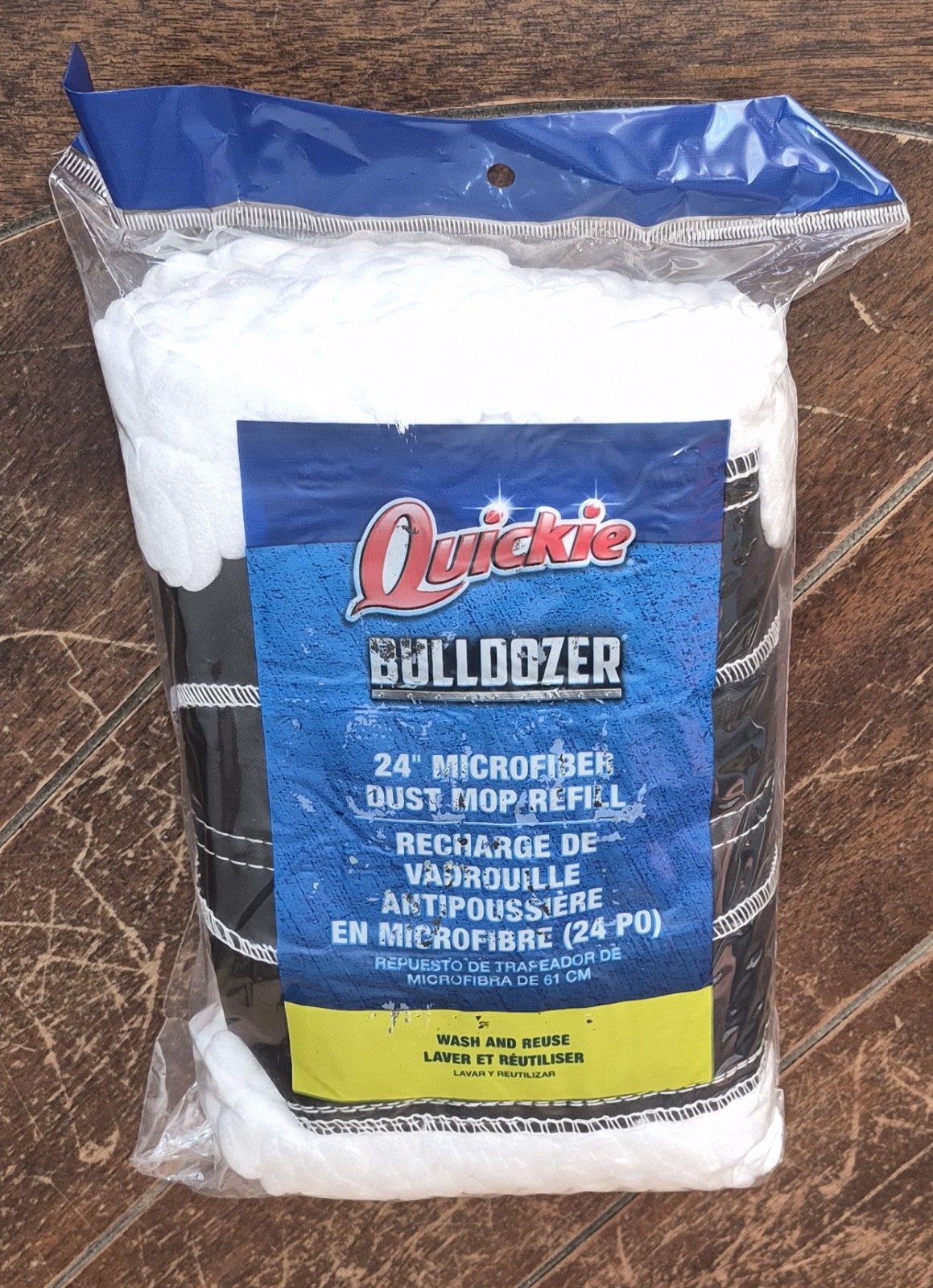 Quickie BULLDOZER Microfiber 24″ Dust Mop Refill #2217342