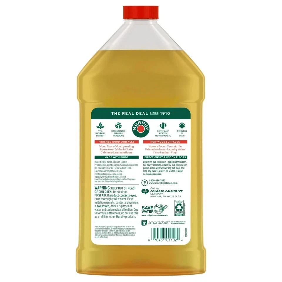 Murphy Oil Soap Wood Cleaner, Original – 32 Fluid Ounce-Free Shipping