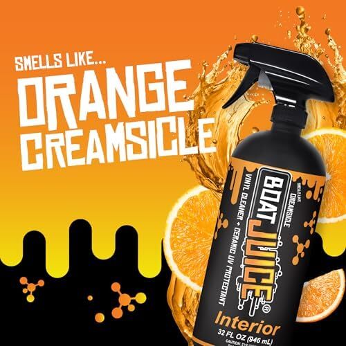 Boat Juice Interior Boat Cleaner Spray – Boat Seat Cleaner, Boat Vinyl Cleaner a