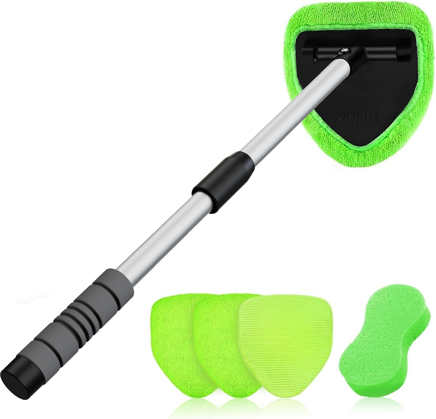 29-Inch Windshield Cleaner Tool – Car Interior Window Cleaning Kit with Extended