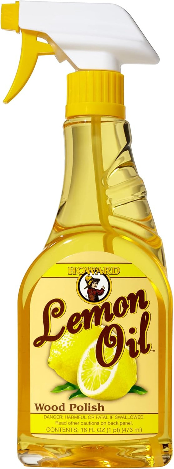 Lemon Oil Wood Furniture Polish – 16-Ounce, Polish & Cleaner with Natural Shine