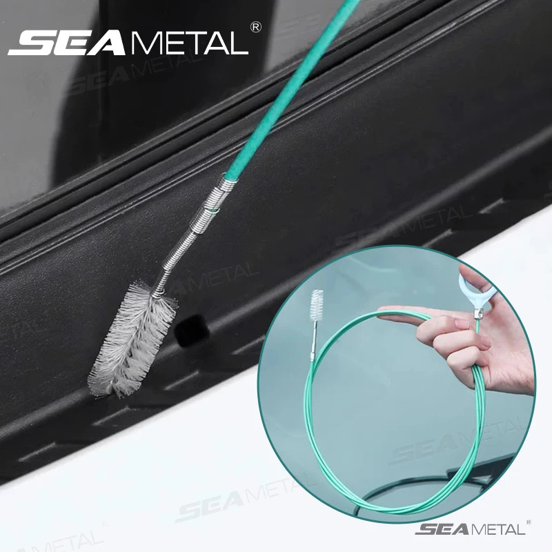 SEAMETAL 3M/5M Car Drain Dredge Cleaning Brush Long Hoses Dredging Tool Car Door