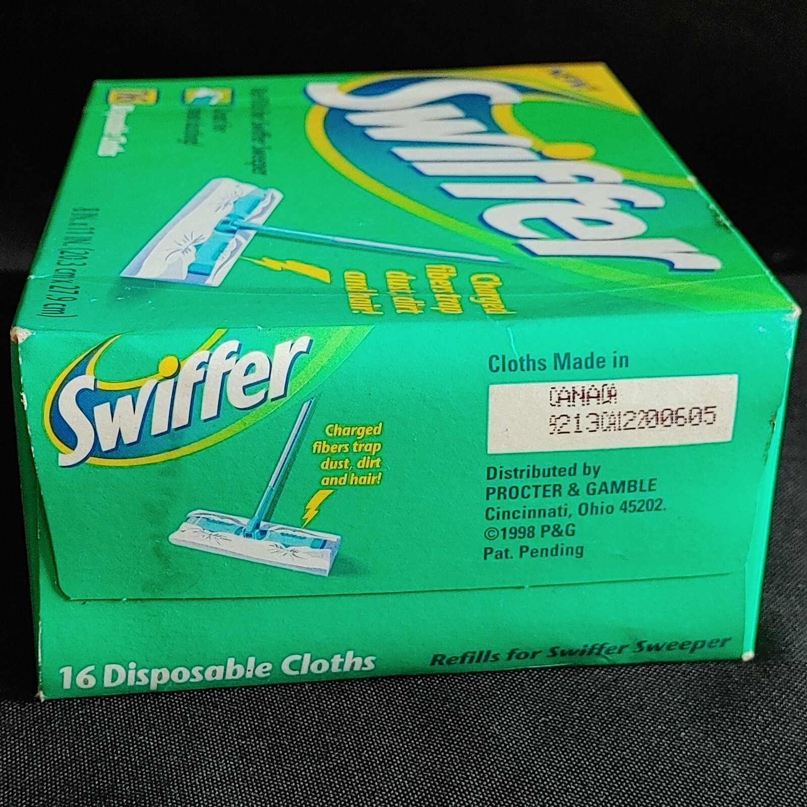 Vintage 1998 Unopened Refill For Swiffer Sweeper 16 Dust Cloths Movie Prop