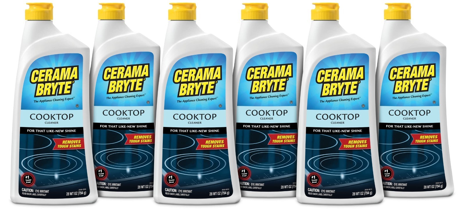 Tough Stain Remover for Glass & Ceramic Cooktops – 6-28 oz Cleaner, Stovetop Car