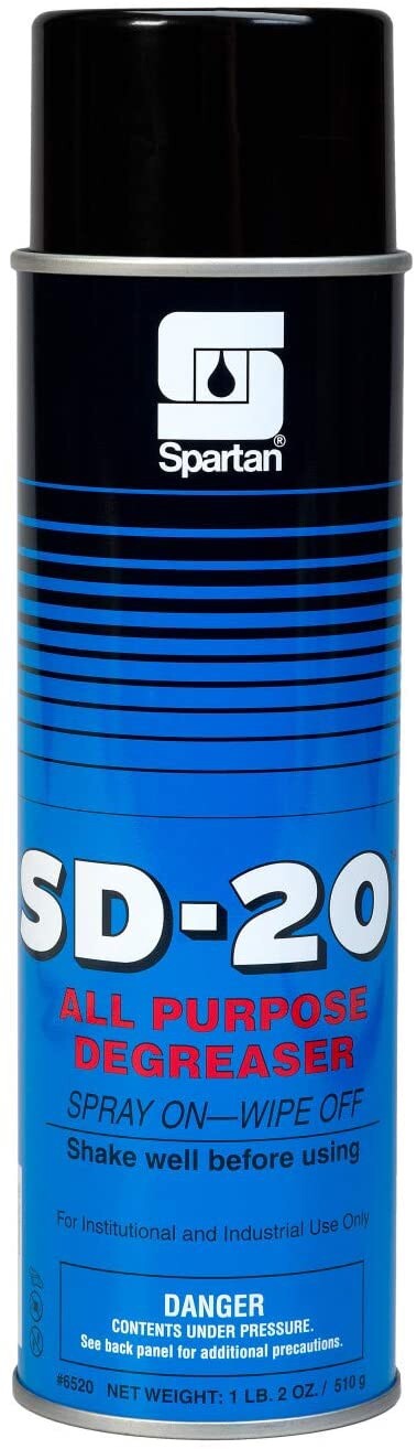 Spartan SD-20 All-Purpose Degreaser 1LB 2oz Can Aerosol, 1 Each