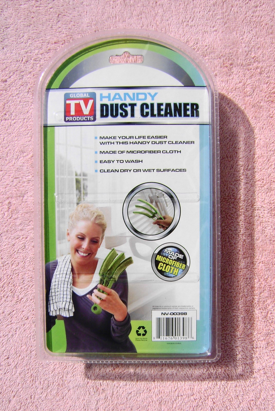 Green Handy Dust Cleaner – Dust Wiper – Microfiber Cloth Global TV Products