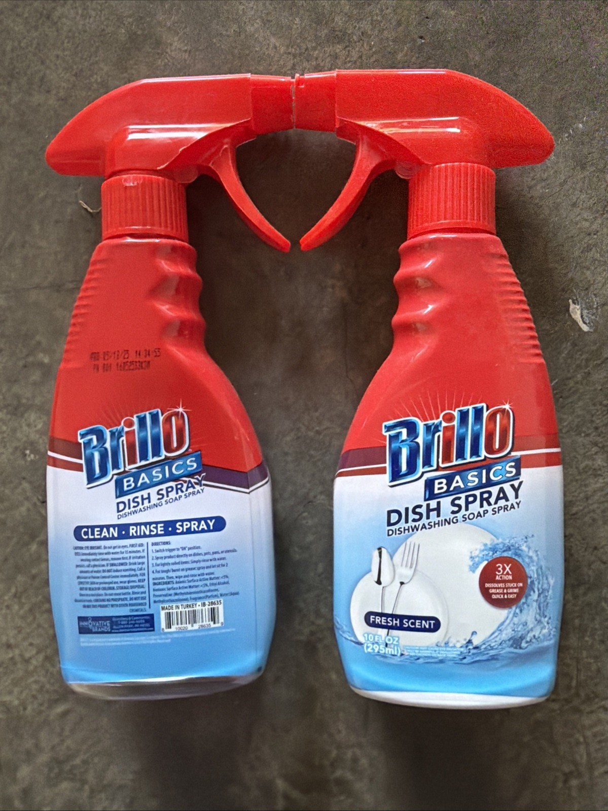 Brillo Basics Fresh Scent Dish Soap Spray – 10 oz SET OF 2 FREE SHIPPING