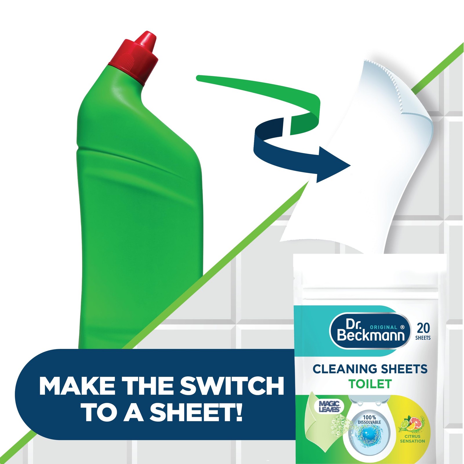 Toilet Cleaning Sheets | Easy Everyday Toilet Cleaning | Hygenic Cleanliness …