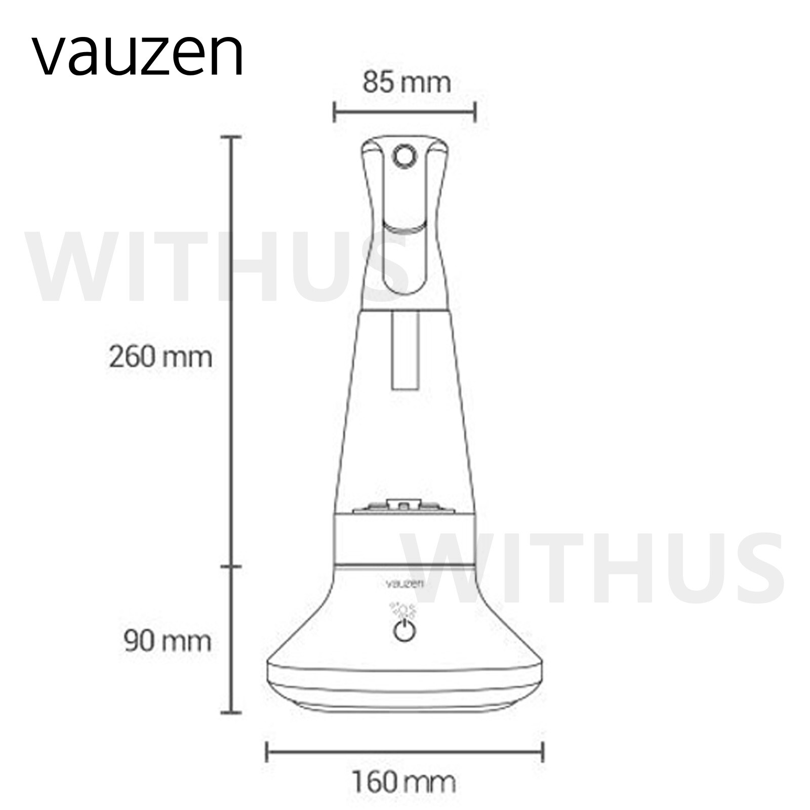 Vauzen VSP-A60 Electrolyzed Water Generator, Only Spray, Non-Toxic Multi Cleaner
