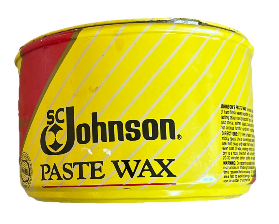 SC Johnson Paste Wax The Original Formula Open Can 60% Full Item Discontinued