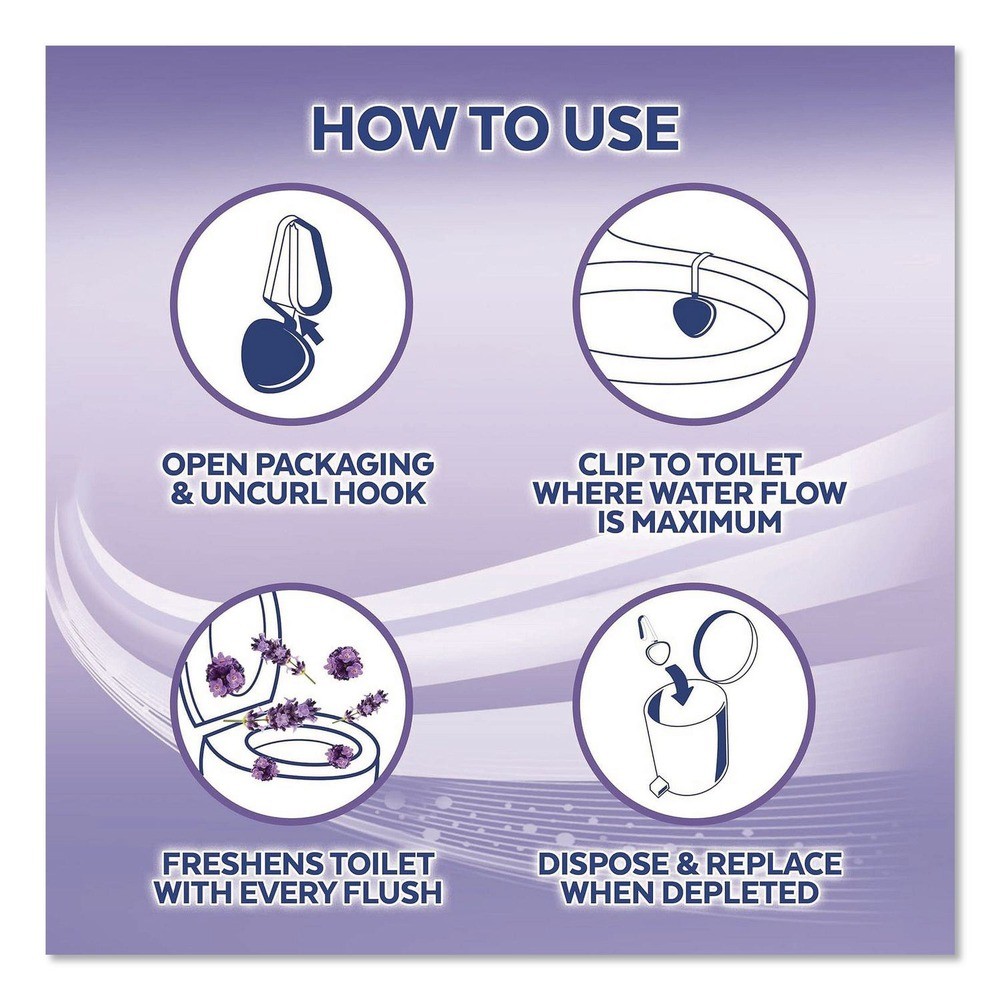 LYSOL Brand 19200-83722 Automatic Toilet Bowl Cleaner – Cotton Lilac (2/PK) New