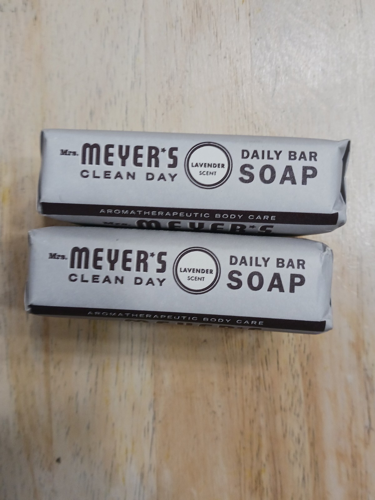 Mrs. Meyer’s Clean Day Lavendar Scent Olive Oil Coconut Oil Soap 5.3 Oz Lot Of 2