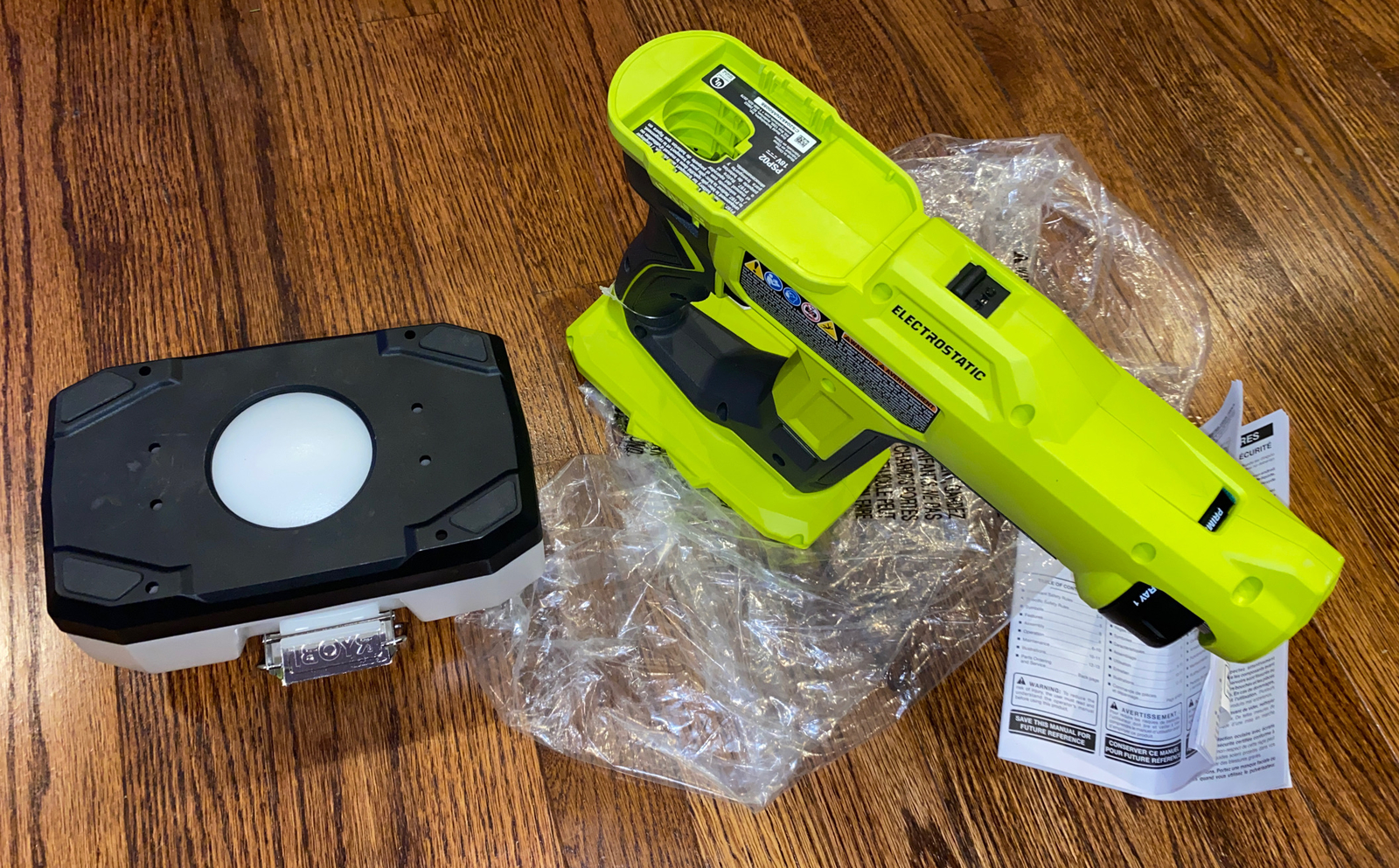 NEW RYOBI 18V ONE+ Cordless Handheld Electrostatic Sprayer PSP02 Tool Only NEW