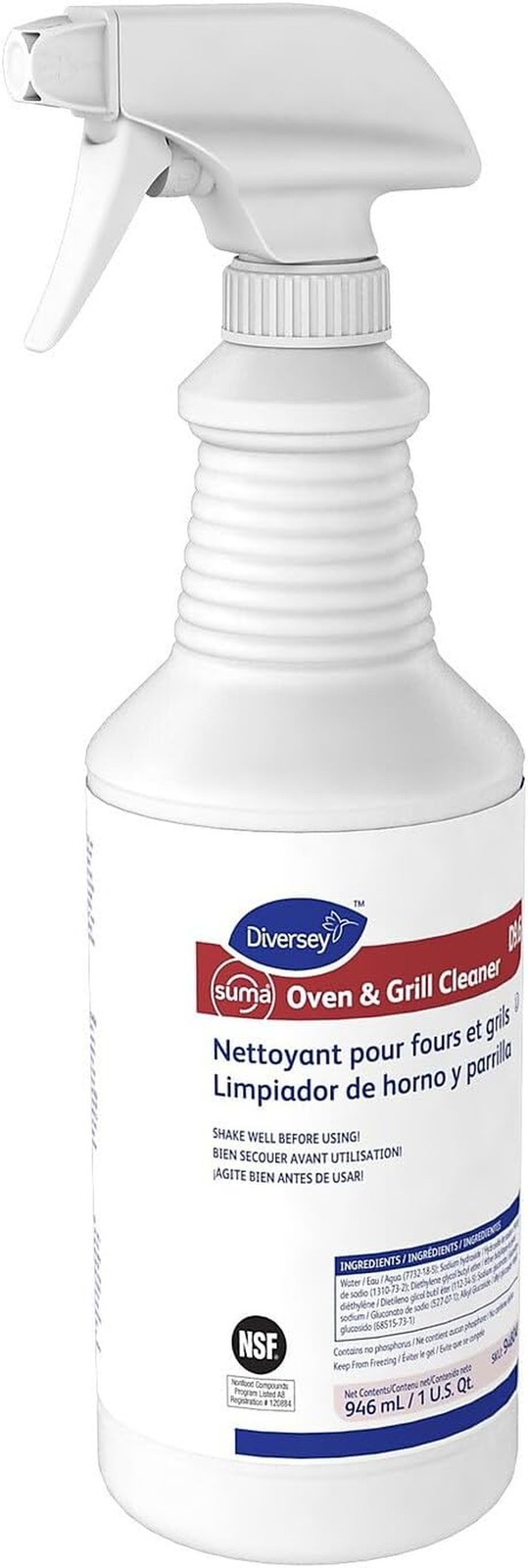 948049 SUMA Oven and Grill Cleaner, Heavy Duty Removes Baked on Grease and Carbo
