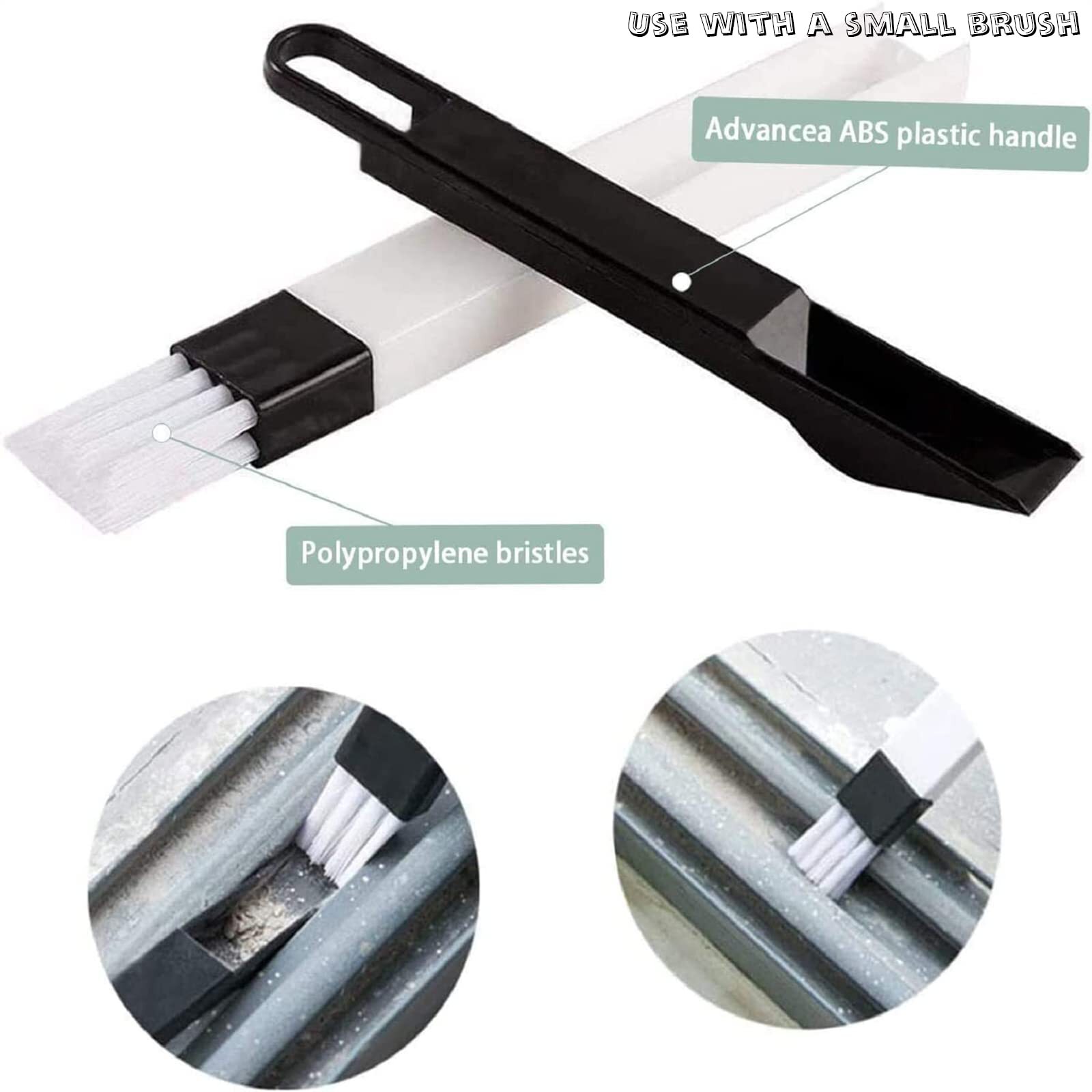Door Window Track Cleaning Tools Groove Corner Crevice Cleaning Brushes