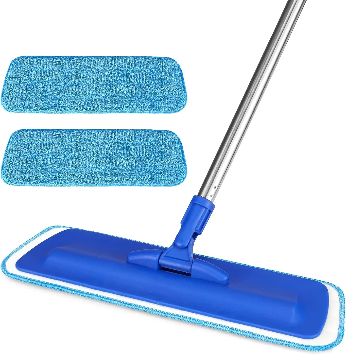 Microfiber Mop for Laminate, Hardwood, Tile, Vinyl – Includes 2