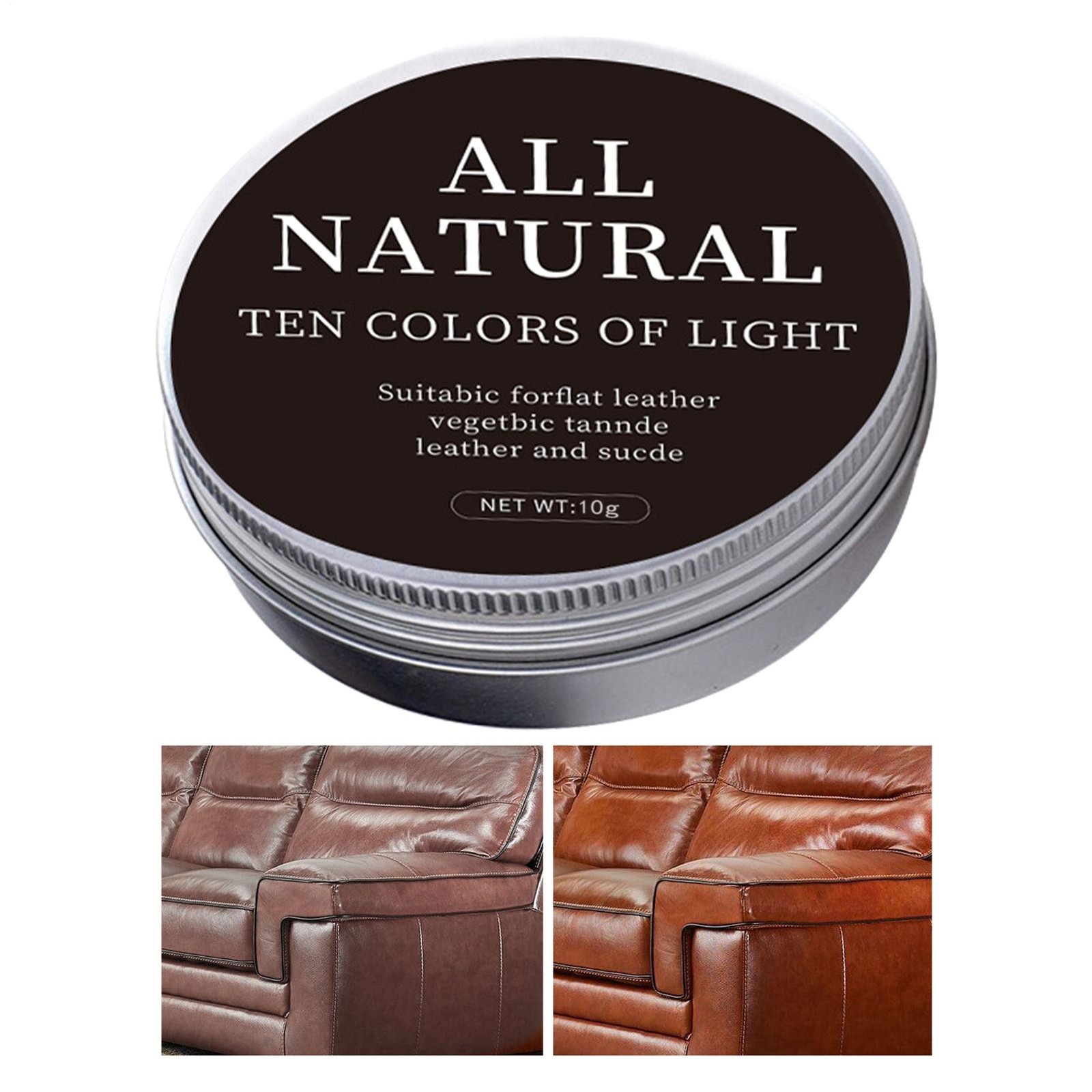 Car Leather Cleaning & Care Cream Mink Oil Polish Conditioner for Seats & Sofa
