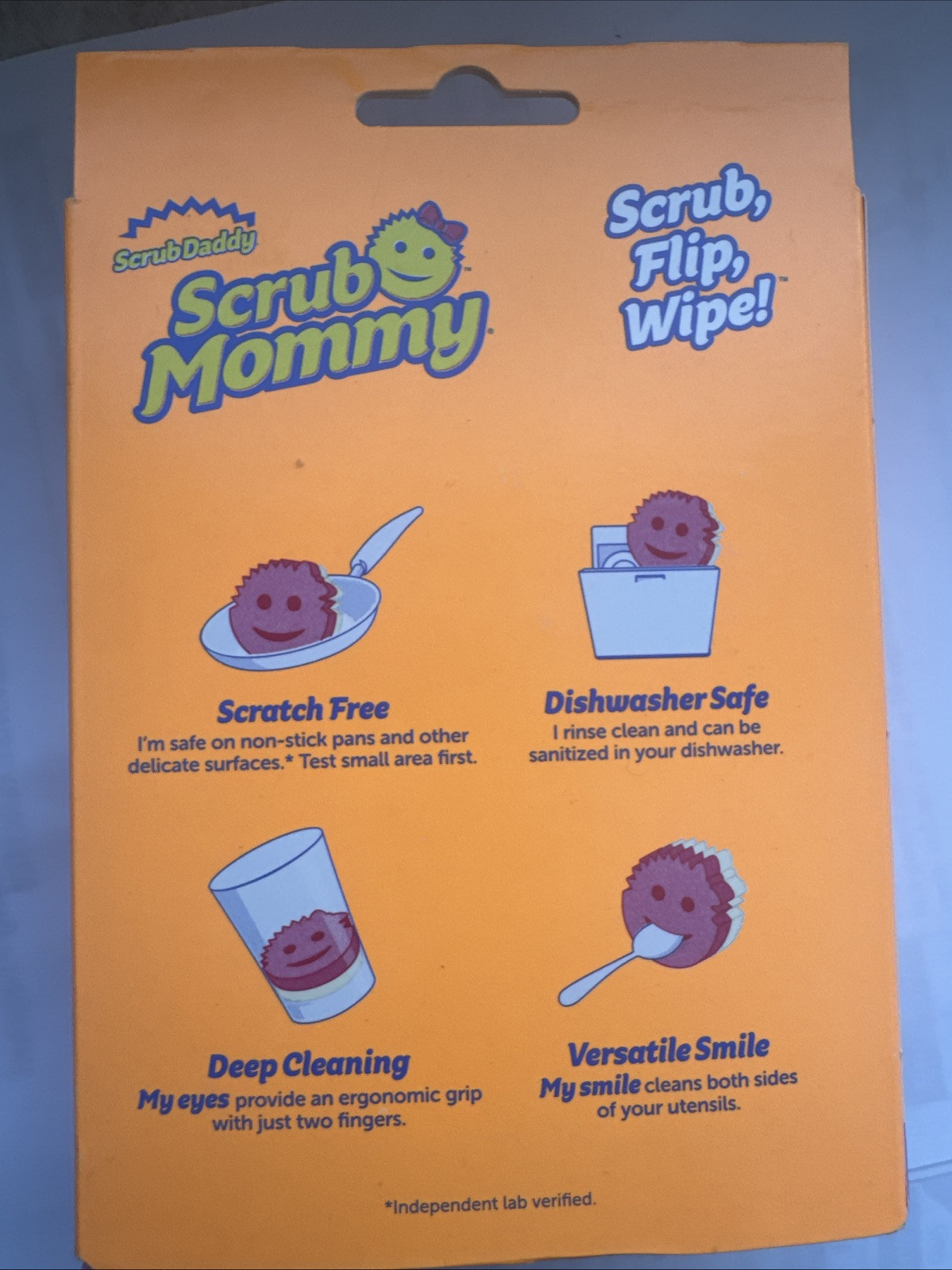 Scrub Daddy Scrub Mommy, Pink – Scratch-Free Multipurpose Dish Sponge – BPA Free