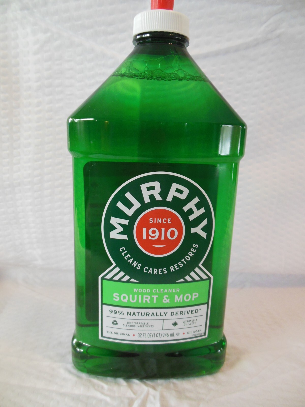 Murphy Squirt and Mop wood cleaner 32 oz 1 qt citronella oil scented Murphy Soap