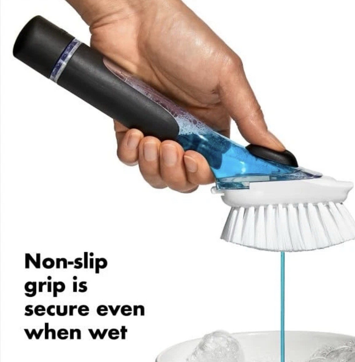 OXO Good Grips Soap Dispensing Dish Brush Kitchen Scrub Brush Dispenser NEW
