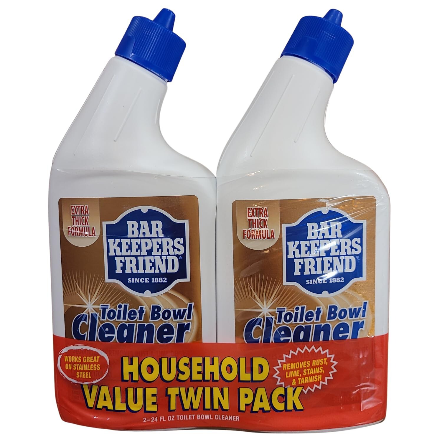 Bar Keepers Friend Toilet Bowl Cleaner 24oz Twin Pack 2 Bottles