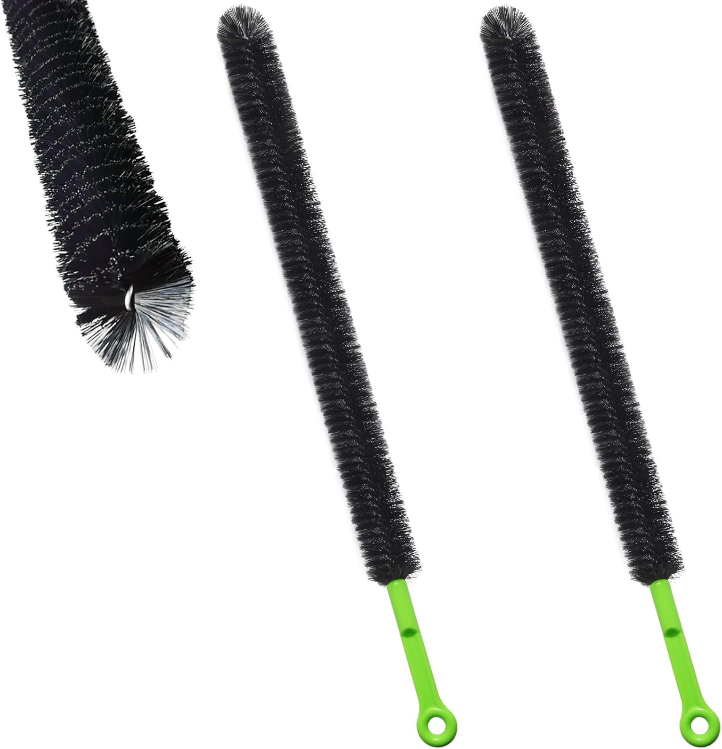 2 Pcs 17” Flexible Sink Drain Cleaner Brush Long Pipe Cleaner Brush for Clean…