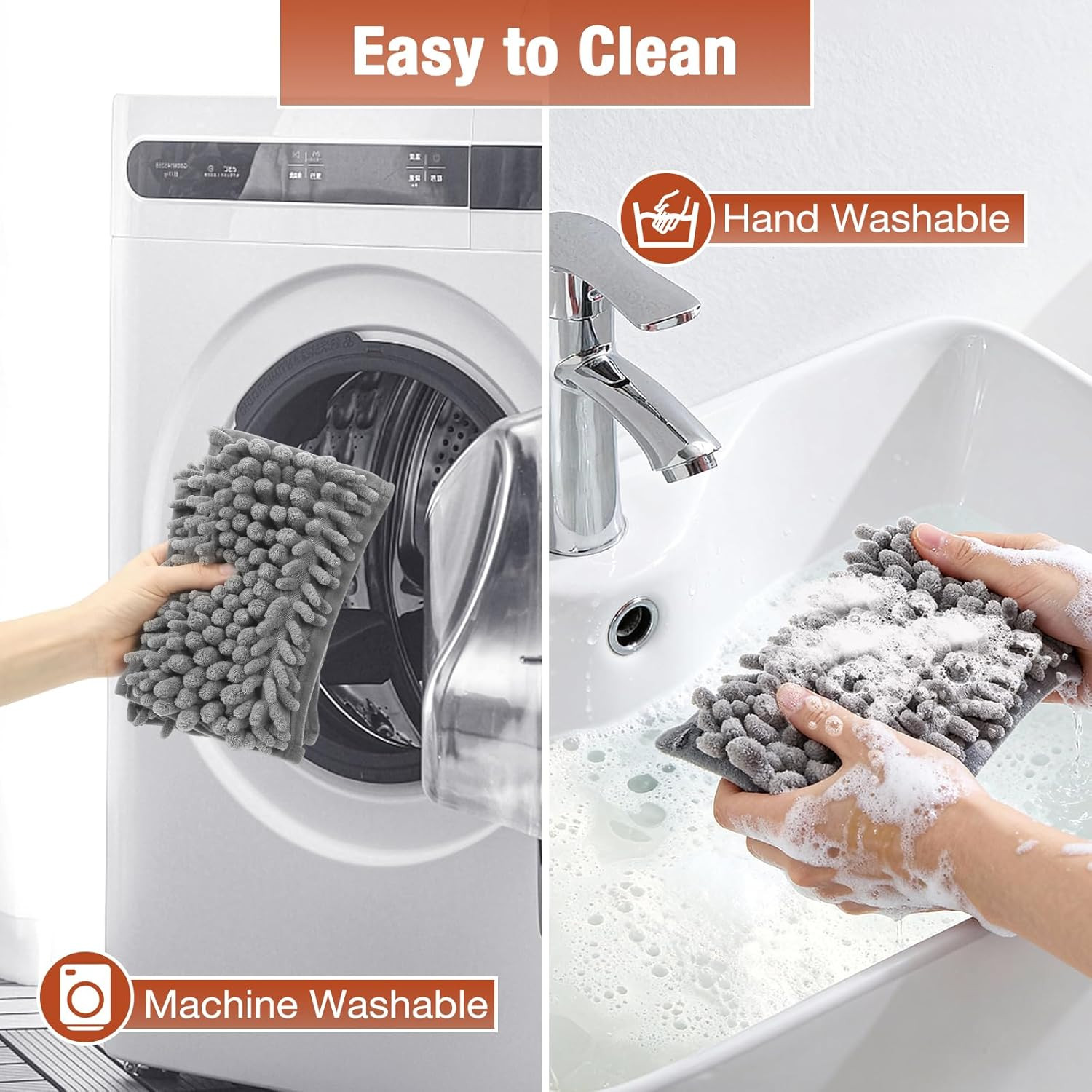 Ceiling Fan Cleaner Duster with Extension Pole, Fan Blade Cleaner Microfiber Cle