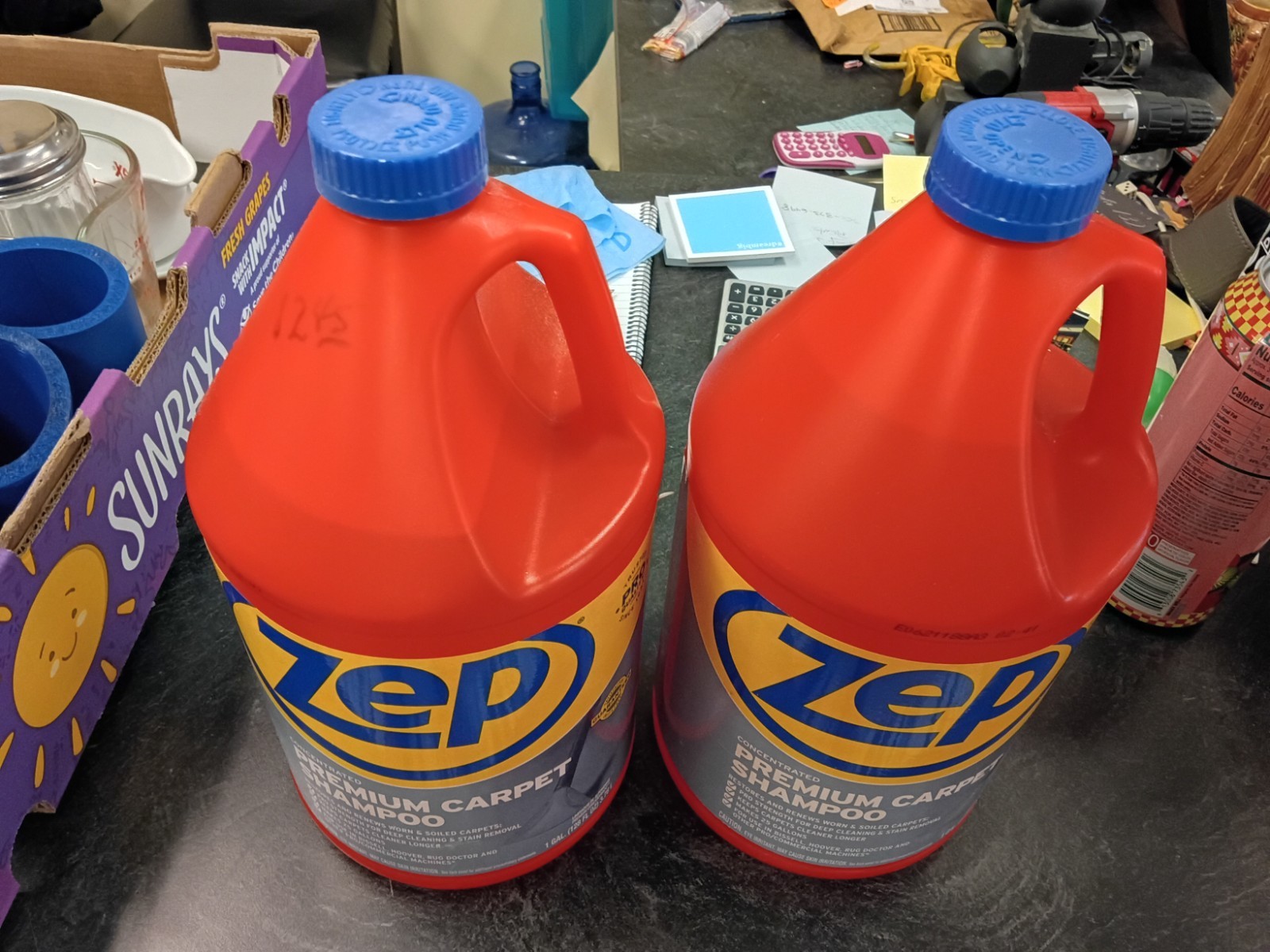 Zep Premium Carpet Cleaner Shampoo – 1 Gallon (Case of 2) ECZUPXC1282