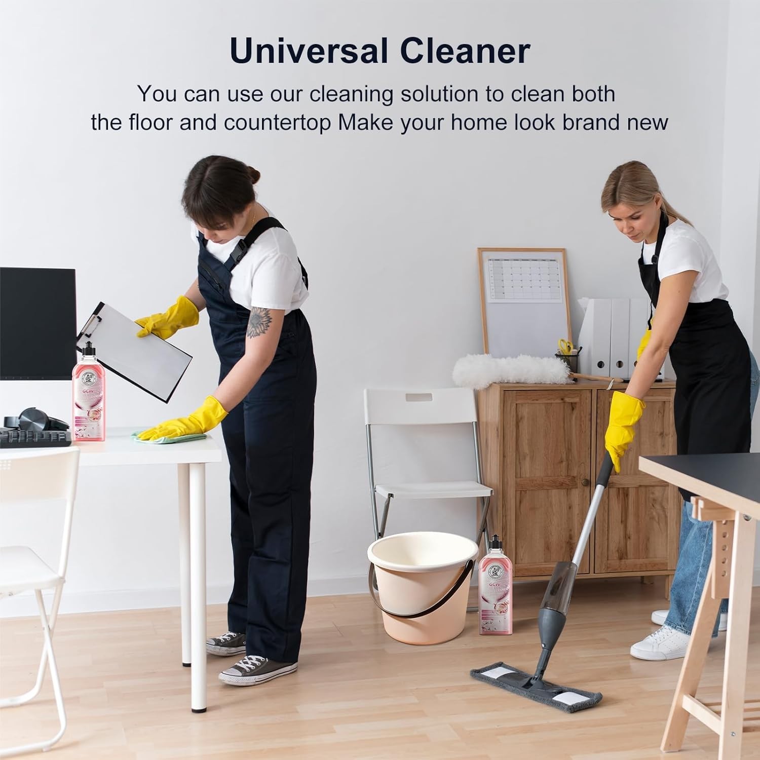 Pack of 2 GCW 500ml All Purpose Liquid Floor Cleaner Floor Bathroom Sakura Scent