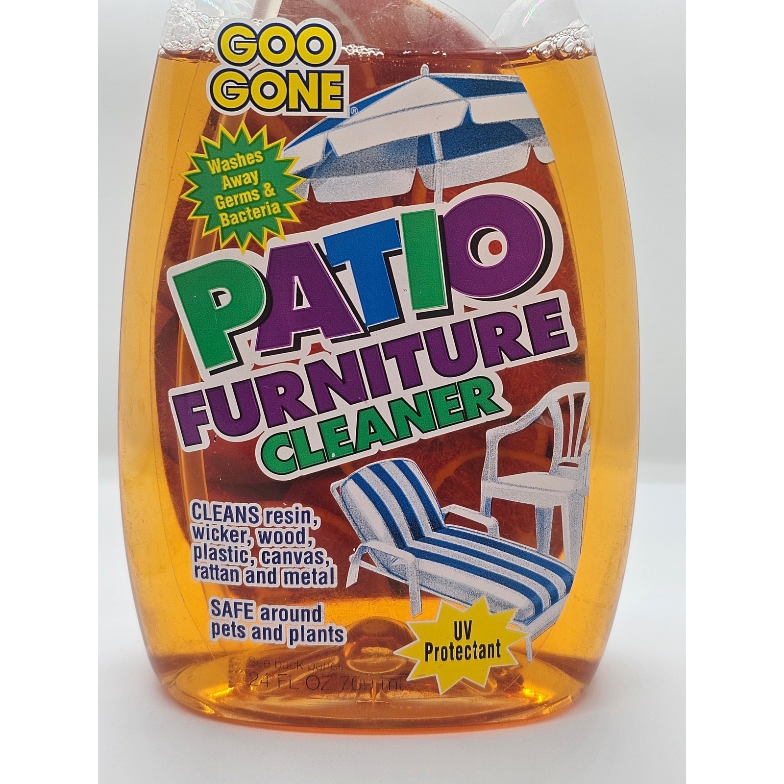 USED Goo Gone Outdoor Patio Furniture Cleaner 24 oz Spray