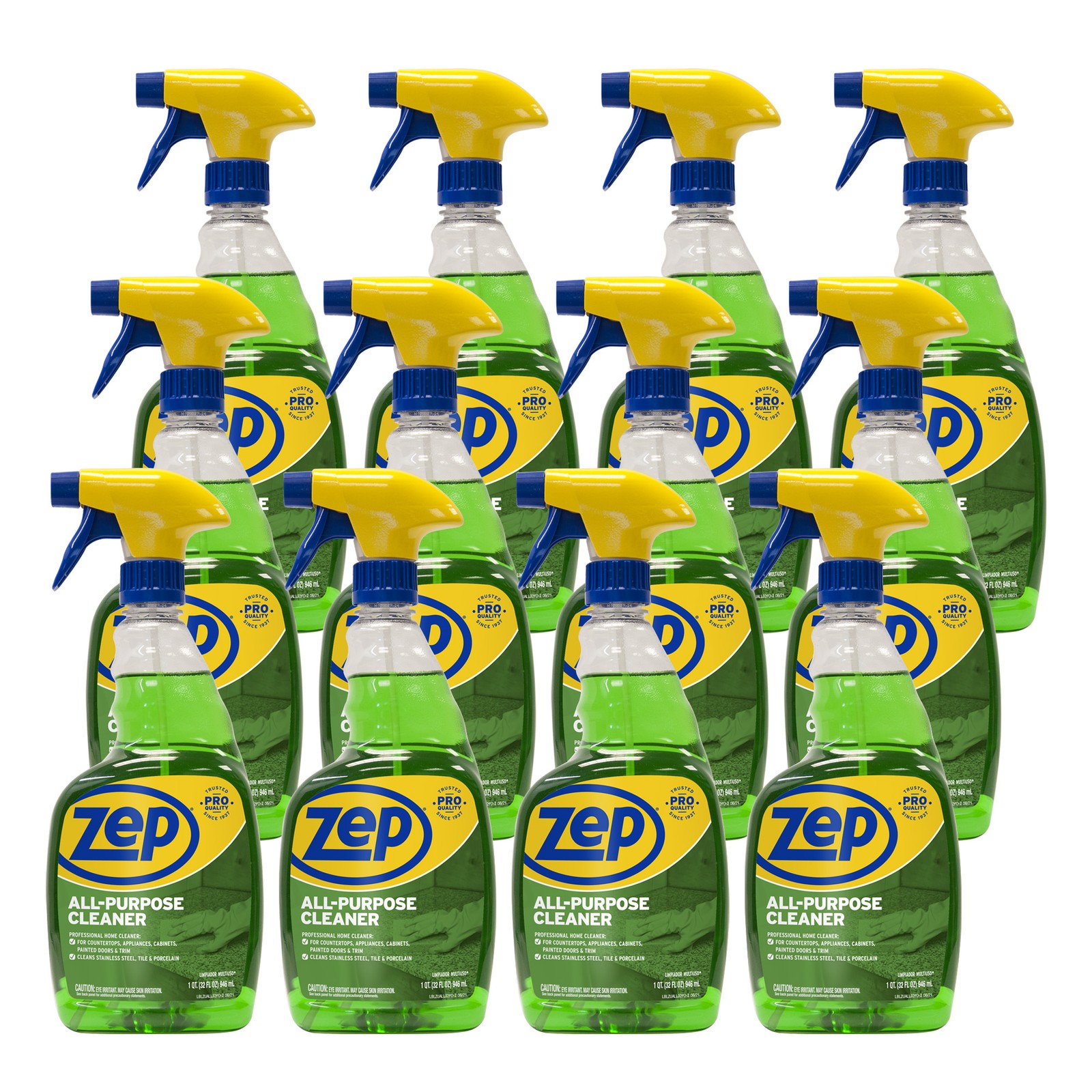 Zep All-Purpose Cleaner and Degreaser – 32 Ounce (Case of 12) – ZUALL32 –