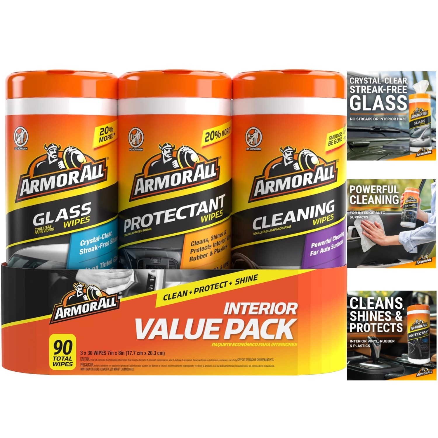 90 Disposable Car Wipes: Protect, Clean & Shine – Ideal for All Vehicle Surfaces
