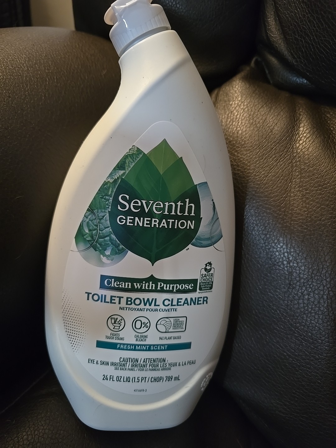 3 Toilet Bowl Cleaner, Fresh Mint, 24 fl oz (H9)