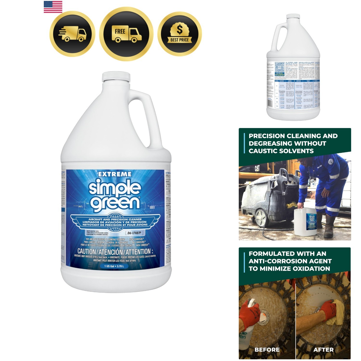 Extreme Aircraft and Precision Cleaner, 1 Gallon Bottle 13406