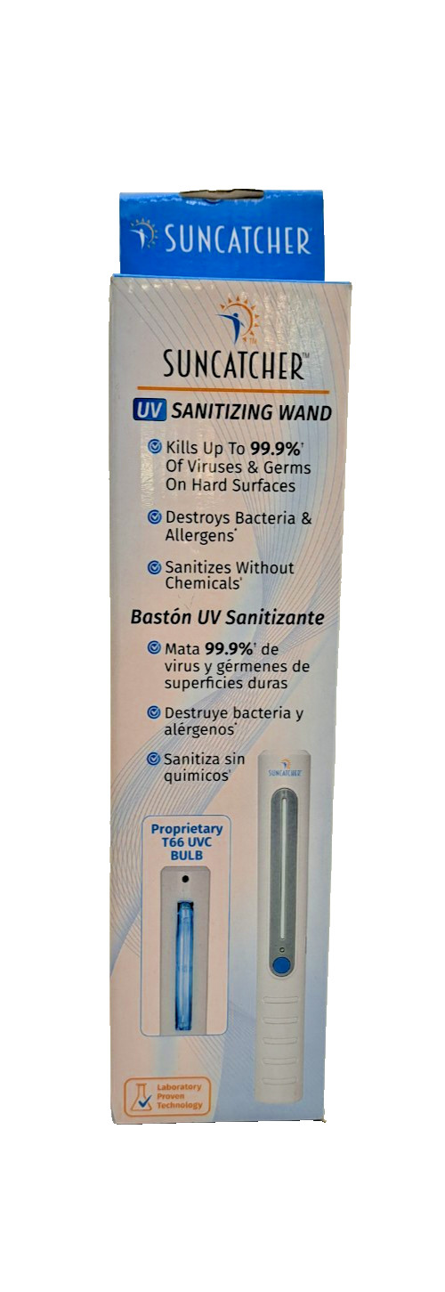 SUNCATCHER SANITIZING WAND Disinfecting Lamp PORTABLE Open Box 2020 Unused