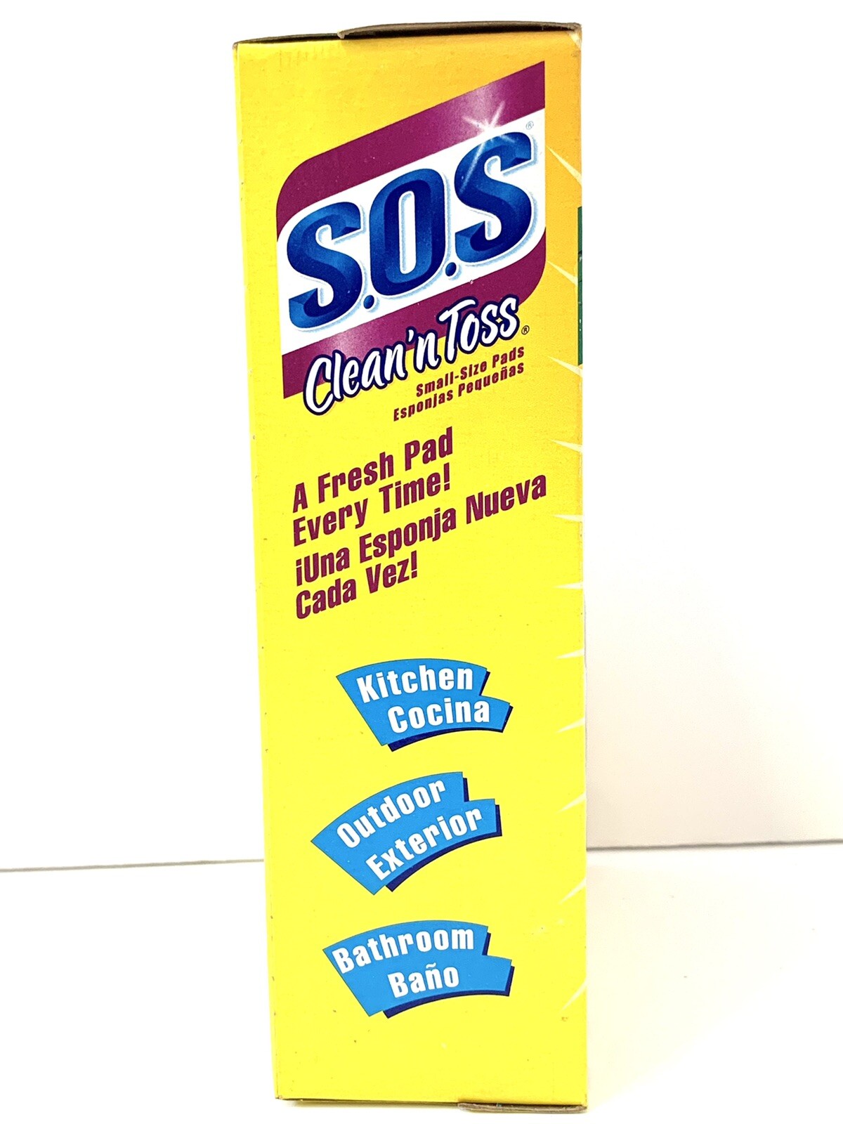 S.O.S Clean ‘n Toss Small Size Multipurpose Cleaning Scouring Pads 15 Pk SOS