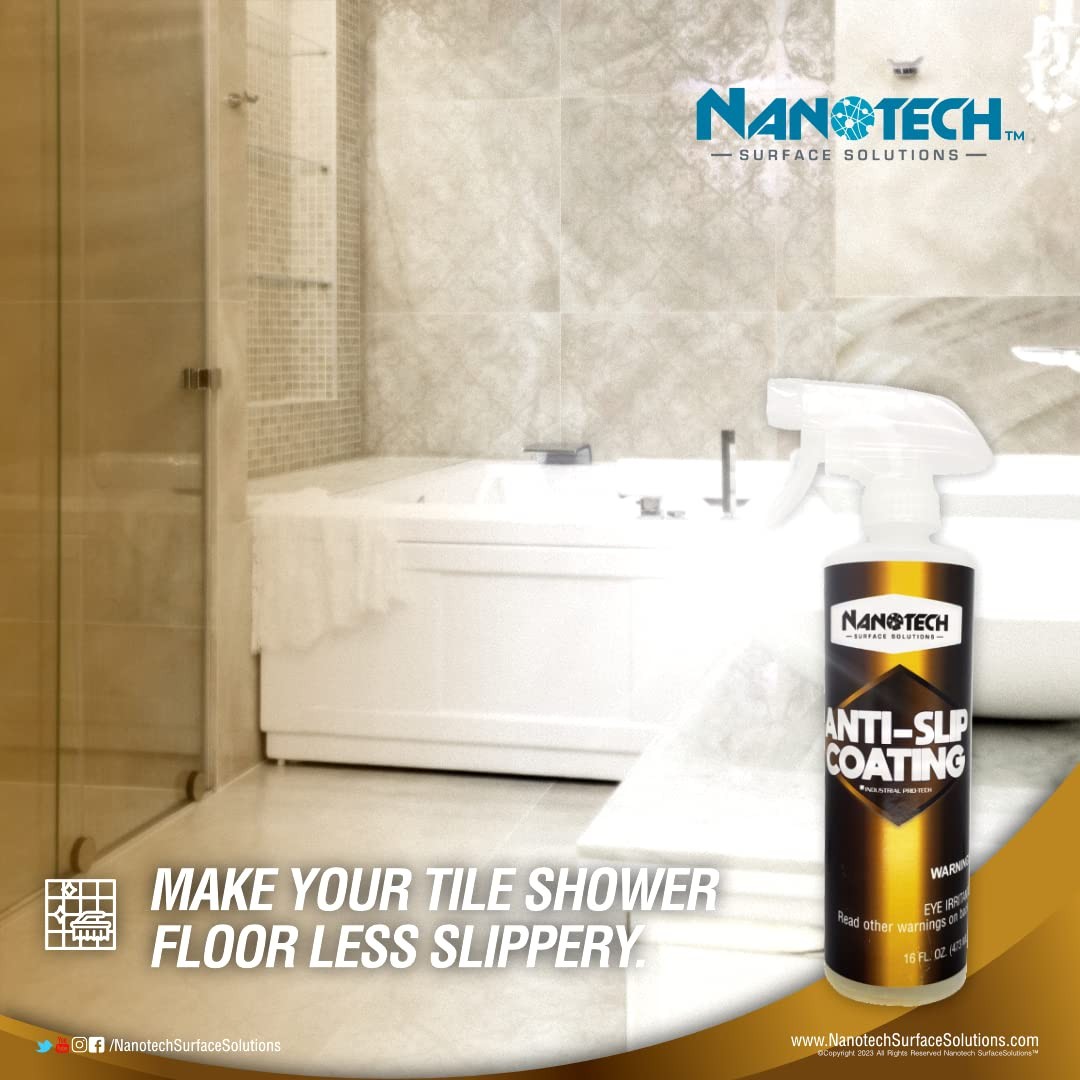 Nanotech Surface Solutions Anti-Slip Coating – Increases Friction Coefficient- R