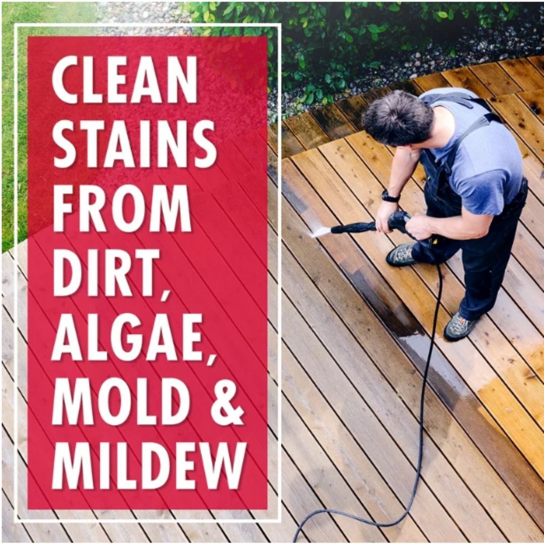 30 SECONDS Outdoor Cleaner for Stains from Algae, Mold and Mildew 1 Gallon