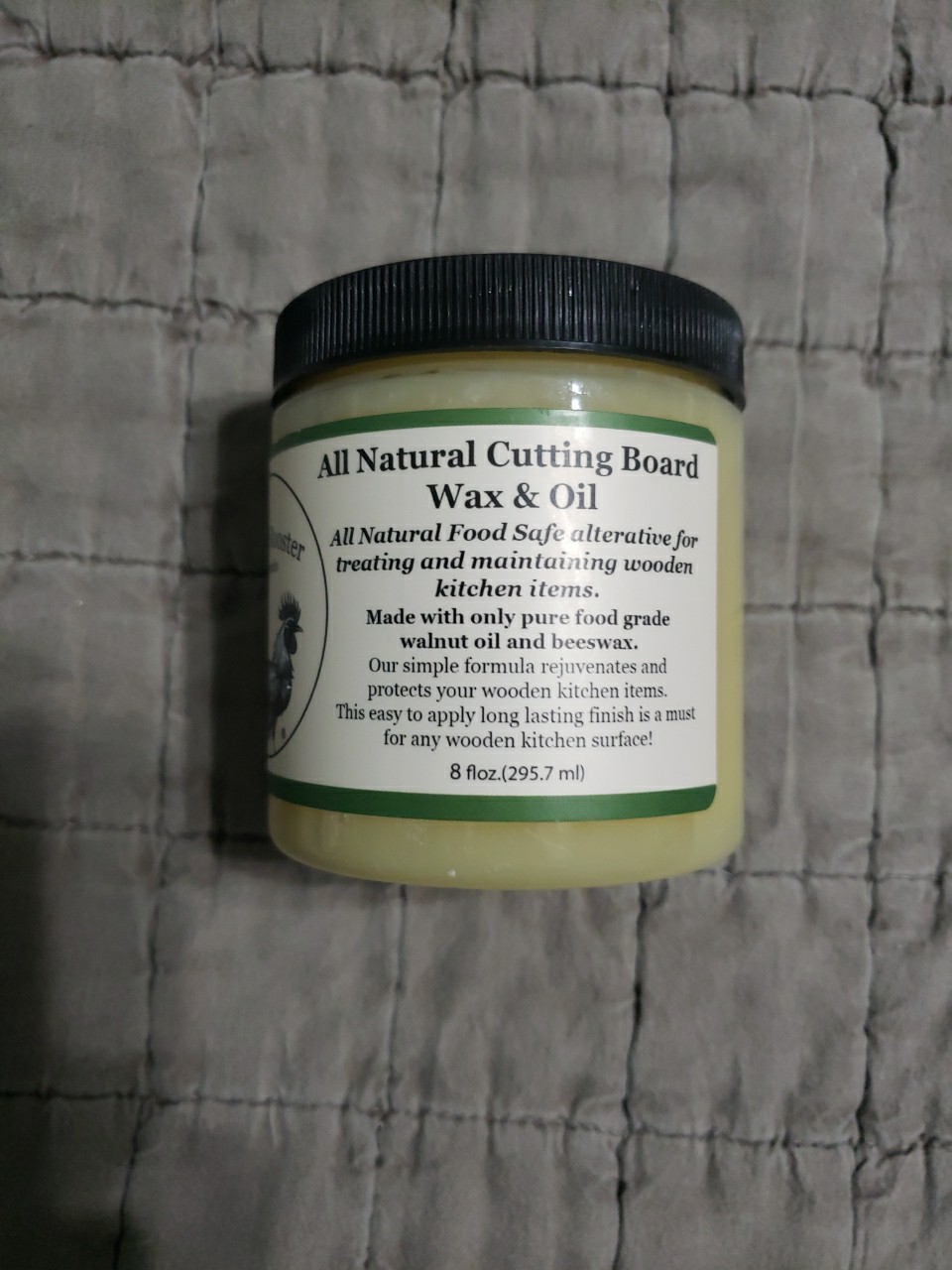 Furniture Wax – Satin Finish Mineral Oil Beeswax Carnauba Wax, (8 fl.oz)