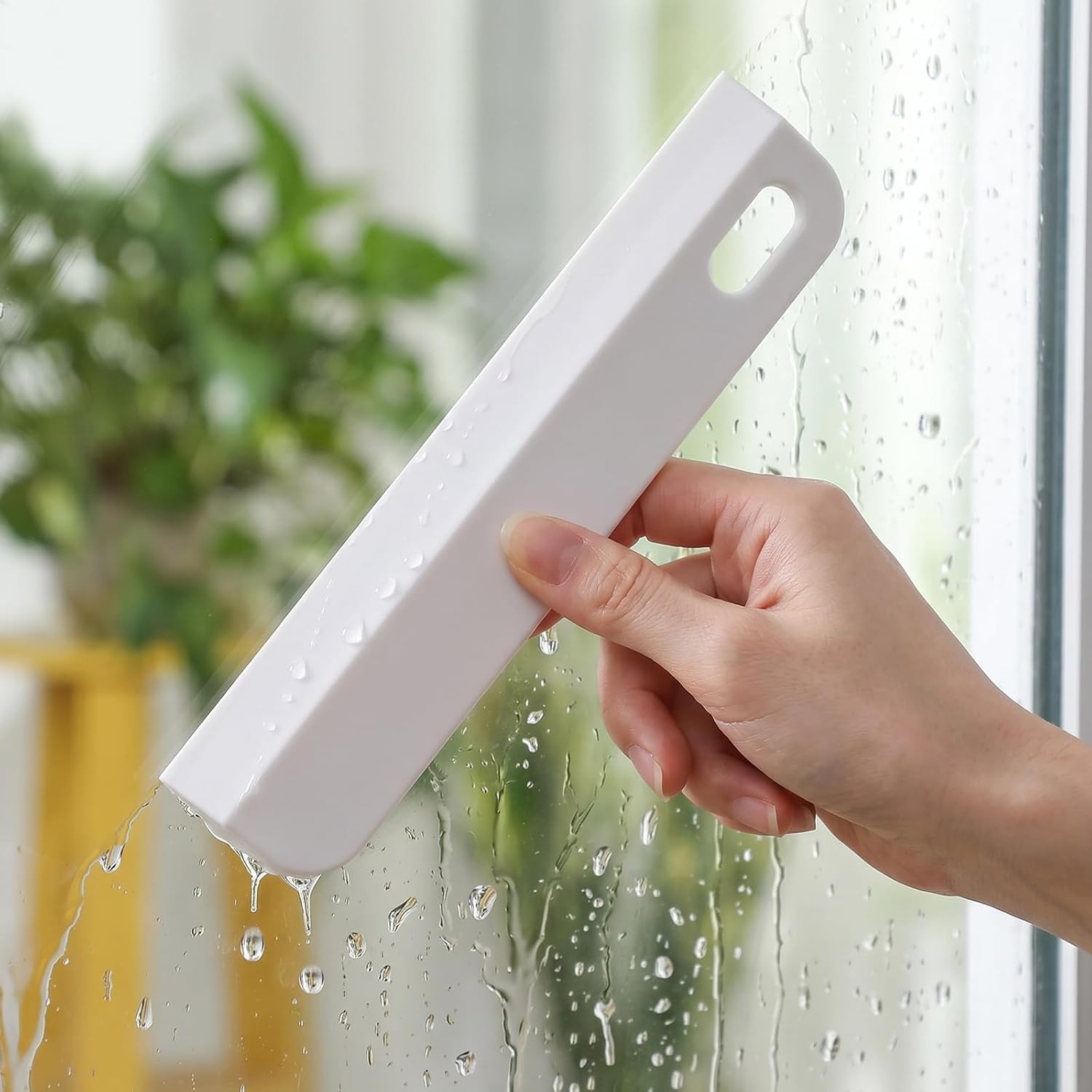 Mini Squeegee Shower Scraper Soft Rubber Glass Squeegee for Shower Door Auto