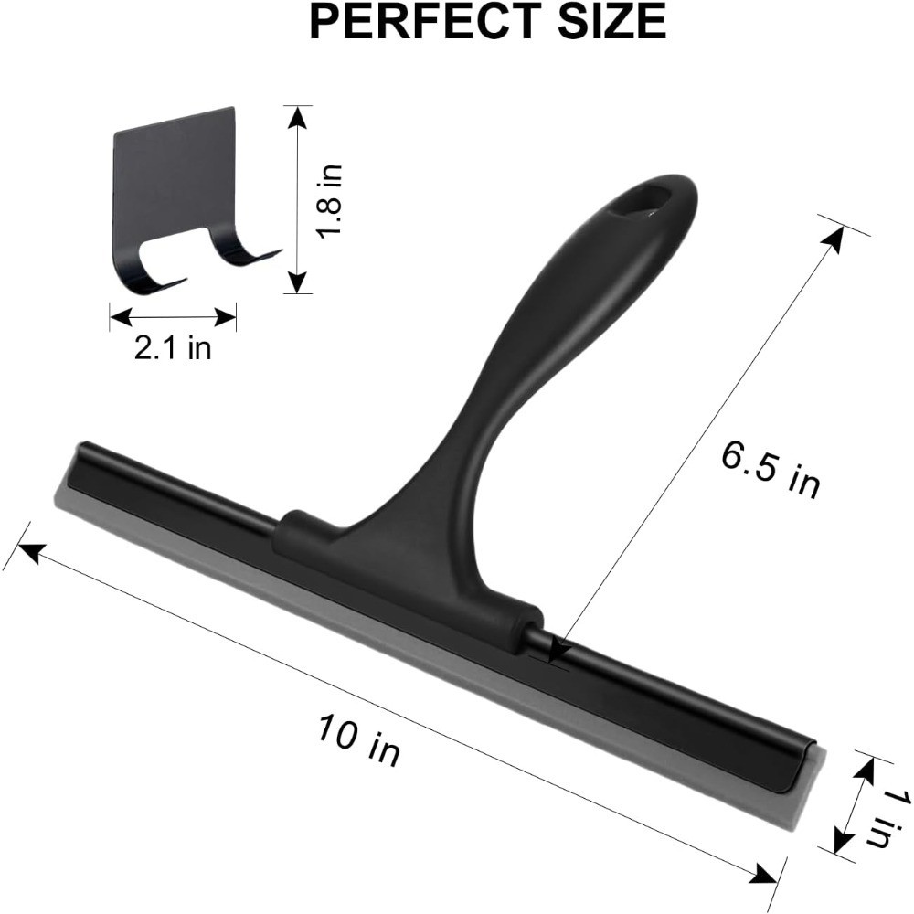Stainless Steel Shower Squeegee for Glass Doors and Windows Tile Walls Mirror