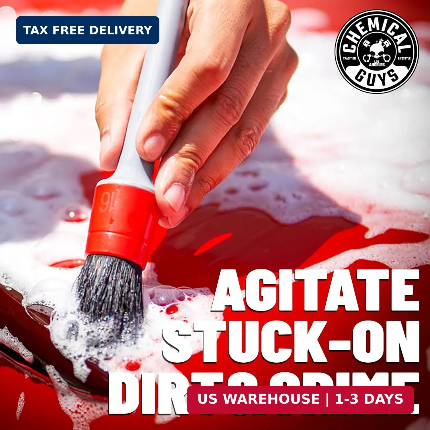 Chemical Guys Car Detailing Kit, Car Cleaning Kit with Total Interior Cleaner &