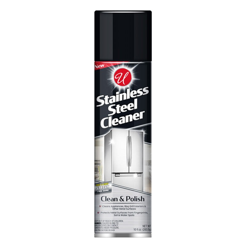 Stainless Steel Cleaner & Polish – Streak Free Shine!, 10oz. (Pack of 2)