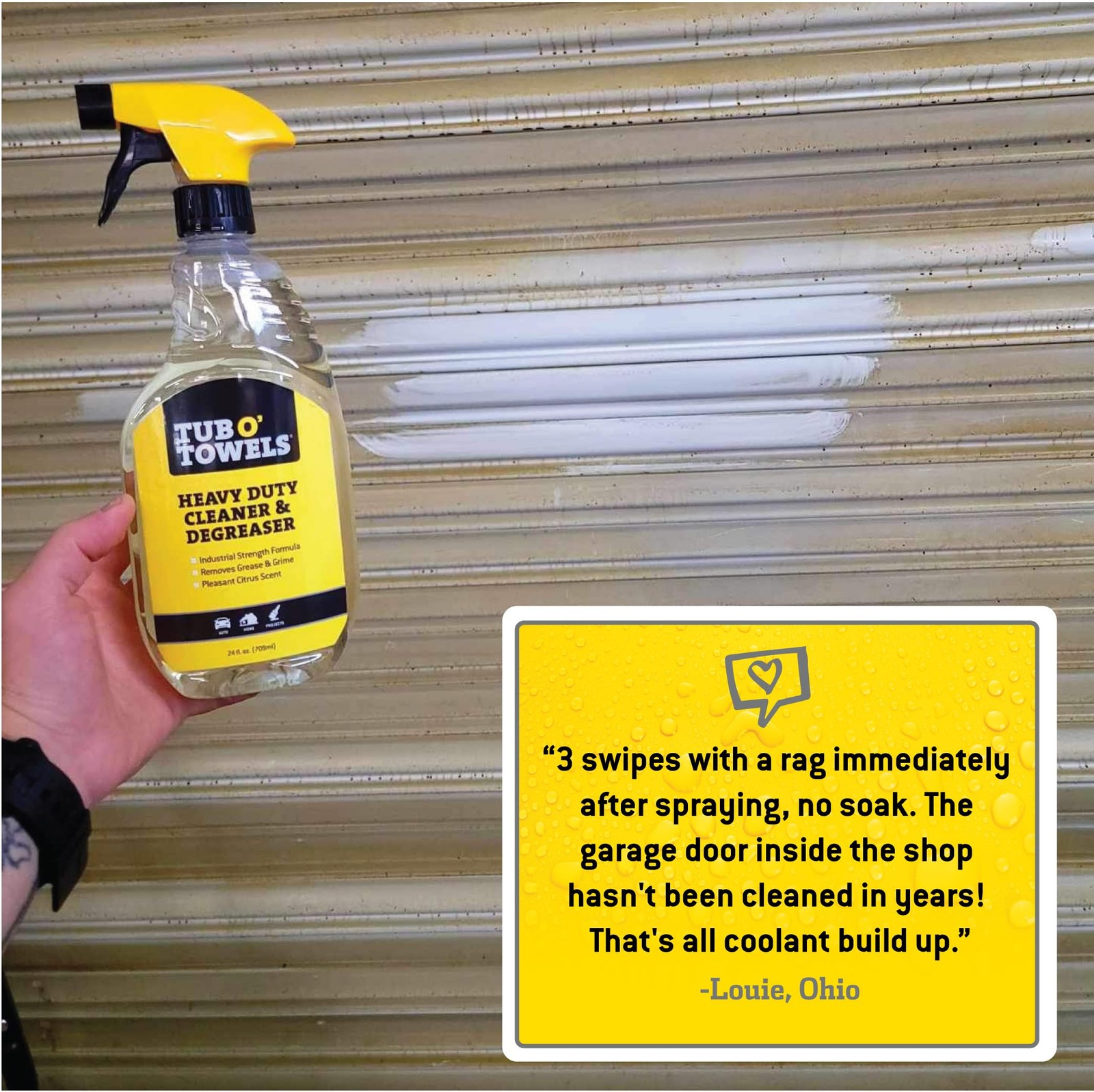 Heavy Duty Cleaner and Degreaser Spray Helps in Removing Oil Tar Paint Dirt C…
