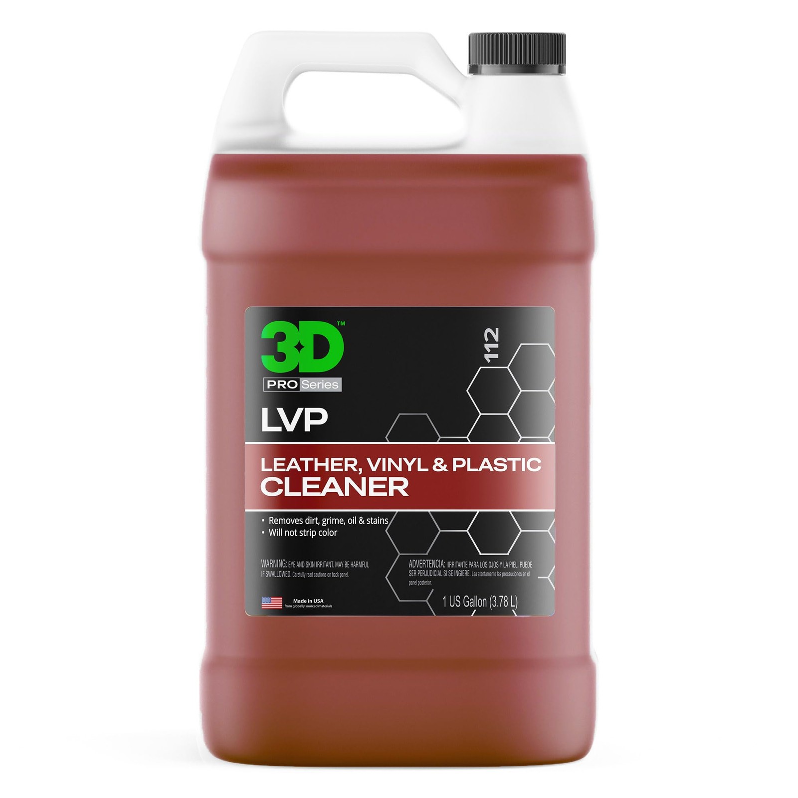 3D LVP Interior Cleaner – Removes Dirt, Grime, Grease, O – 128 Fl Oz (Pack of 1)