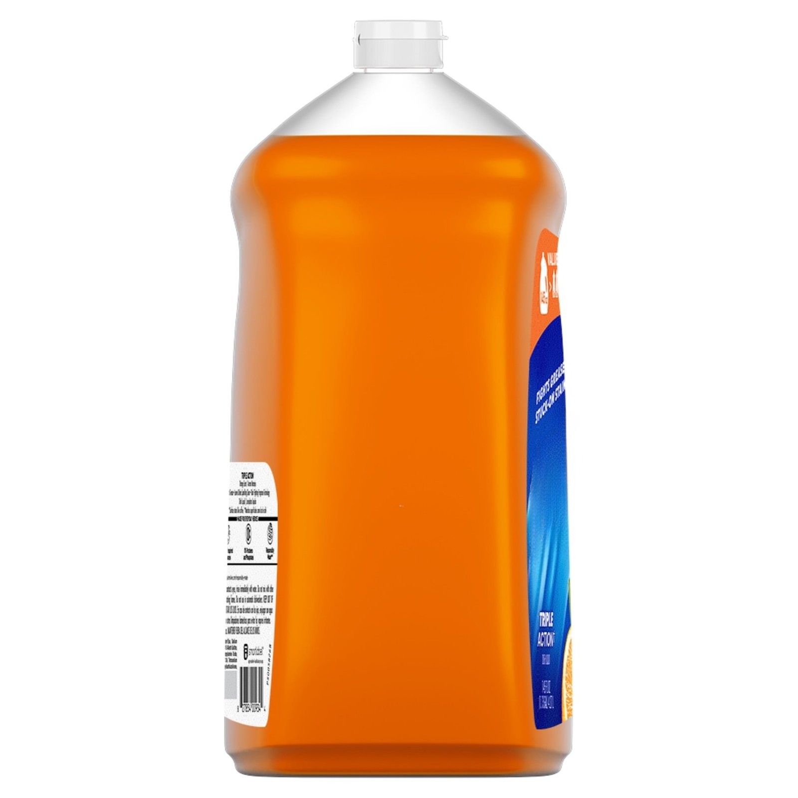 (3 pack) Ultra Triple Action Dishwashing Liquid Dish Soap, Orange Scent