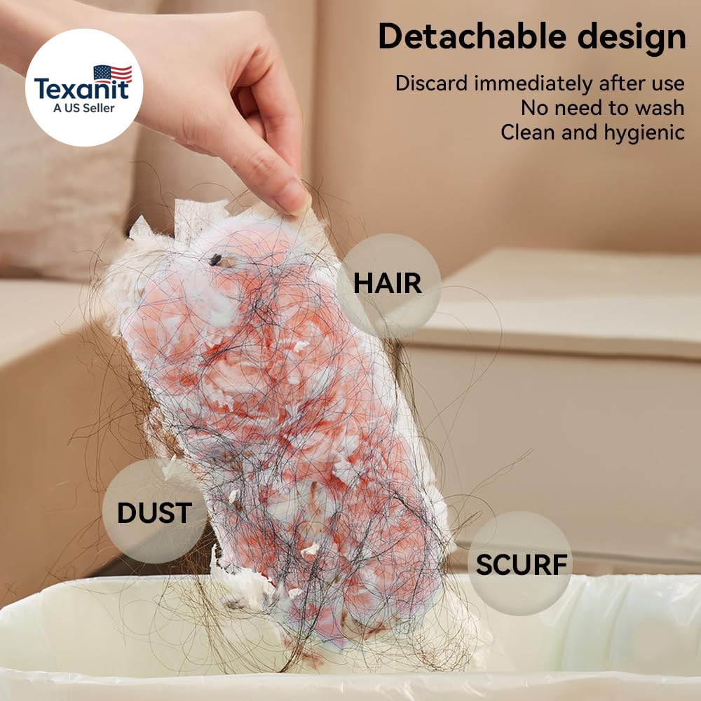 Heavy Duty Duster Refills, 360° Efficient Duster Kit for Swiffer, 30 Pack & 3 Ft