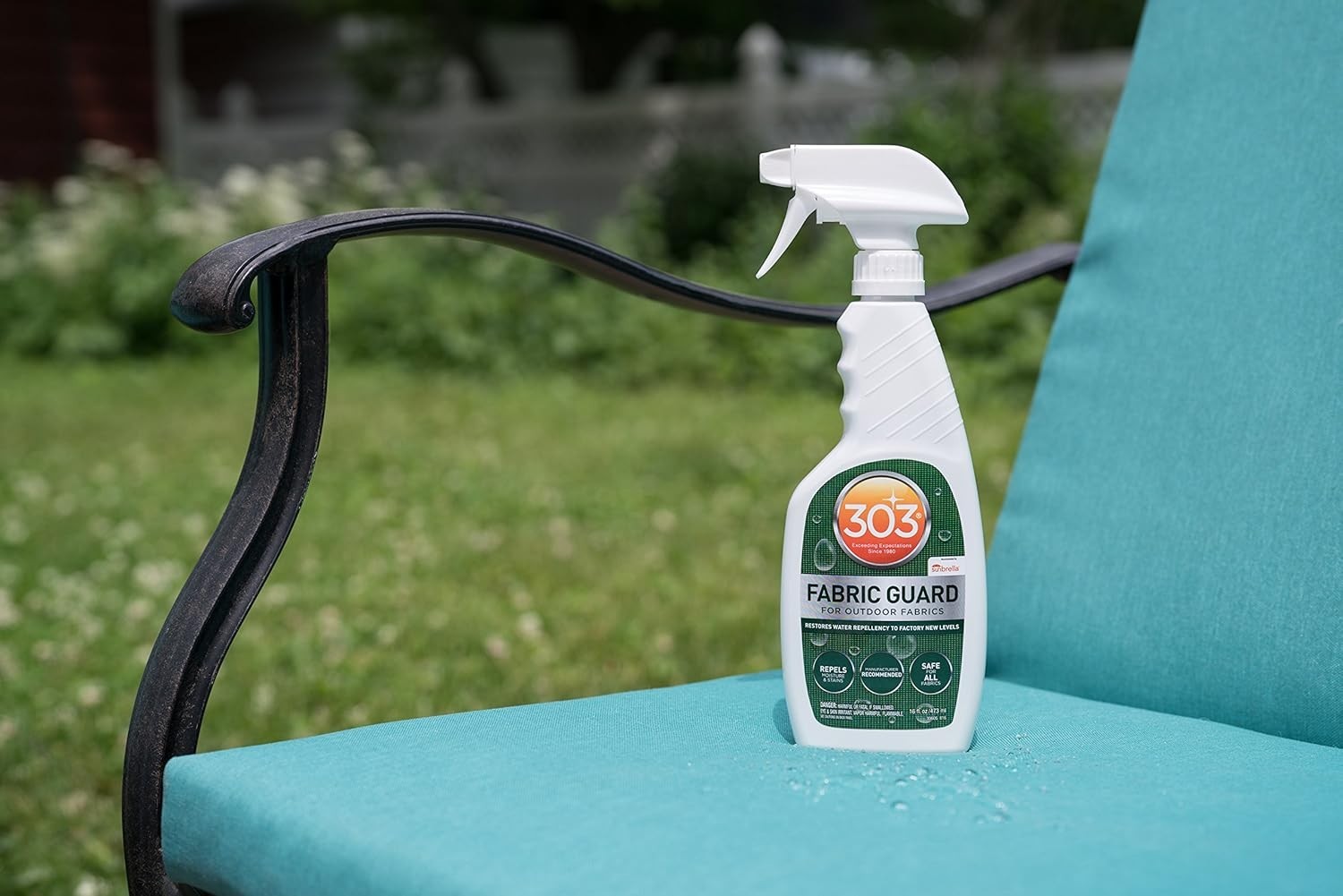 303 Fabric Guard for Outdoor Fabrics 16oz Restores Water Repellency Stains