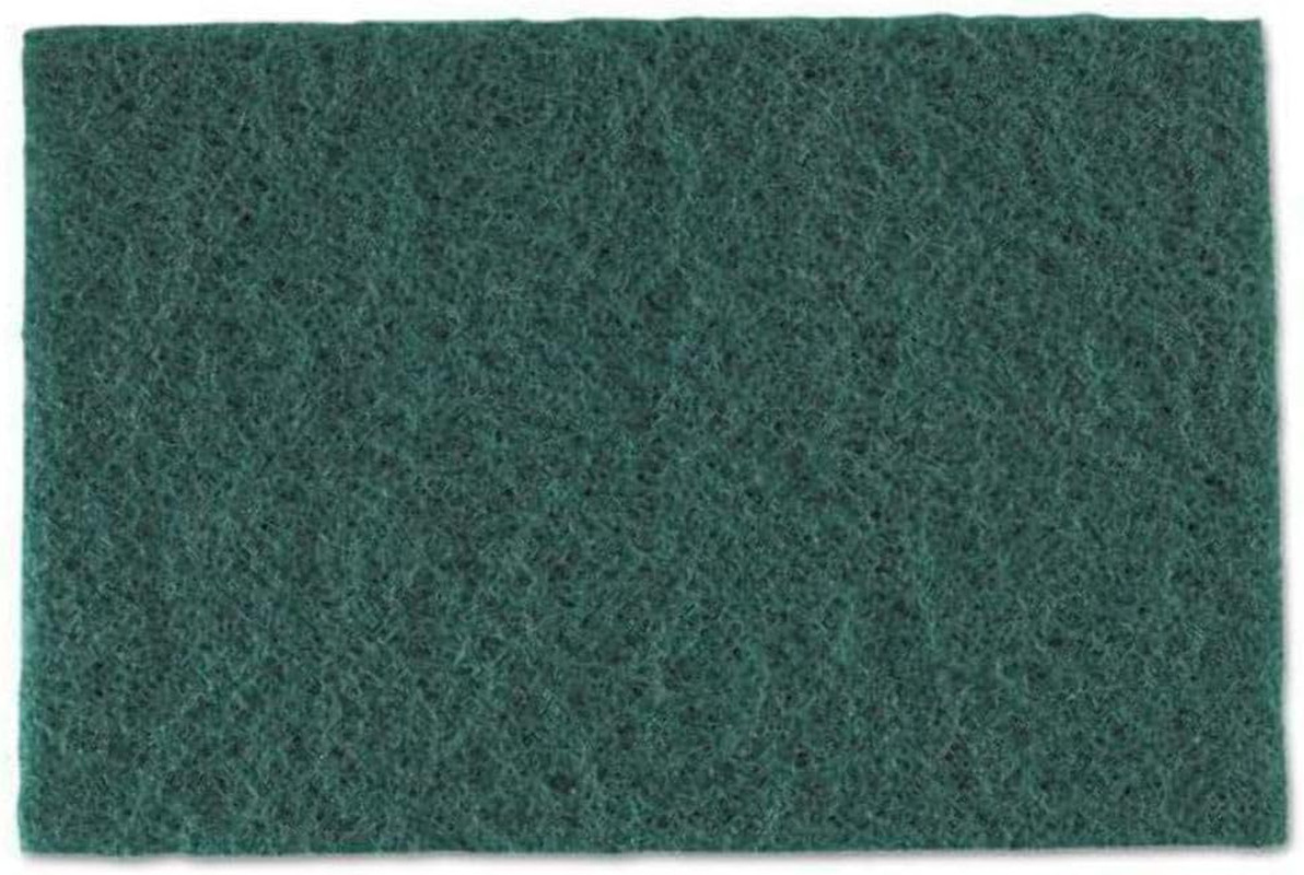 Green Medium Duty Scouring Pads, Package of 10