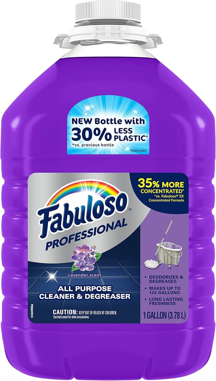 Professional Multi-Surface Lavender Cleaner & Degreaser – 2 x 128 Fl Oz Bottles
